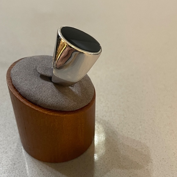 Pianegonda Sterling Silver Onyz Ring - Picture 7 of 9